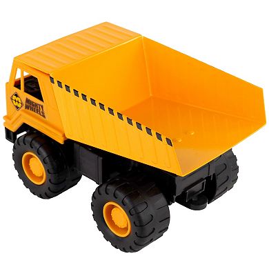 Mighty Wheels 2 Pack Dump Truck & Front Loader Construction Vehicle Set