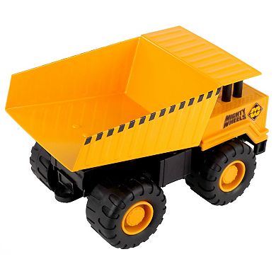 Mighty Wheels 2 Pack Dump Truck & Front Loader Construction Vehicle Set