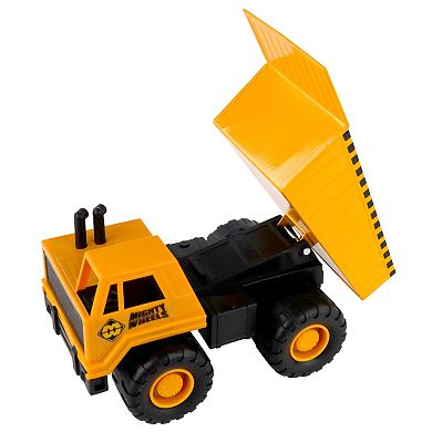 Mighty Wheels 2 Pack Dump Truck & Front Loader Construction Vehicle Set