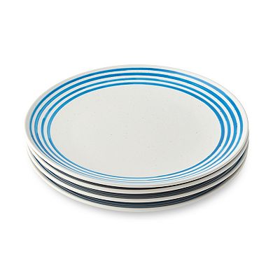Certified International Dockside Blue 4-pc. Dinner Plates