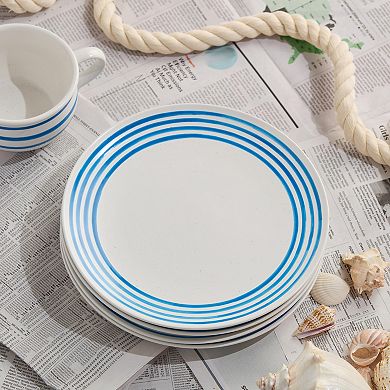 Certified International Dockside Blue 4-pc. Dinner Plates