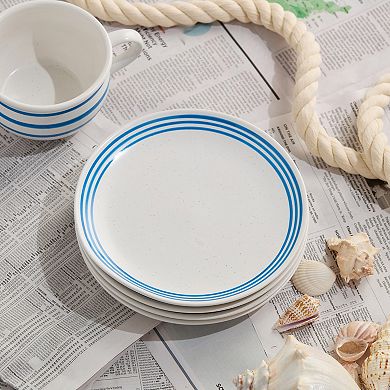 Certified International Dockside Blue 4-pc. Salad Plates