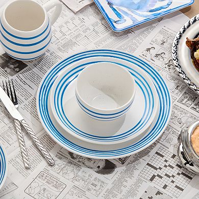 Certified International Dockside Blue 4-pc. Ice Cream Bowls