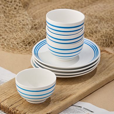 Certified International Dockside Blue 4-pc. Ice Cream Bowls