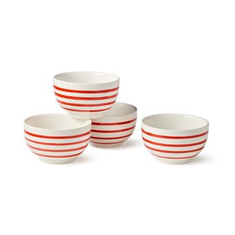 Certified International Dockside Blue 4 pc Ice Cream Bowls