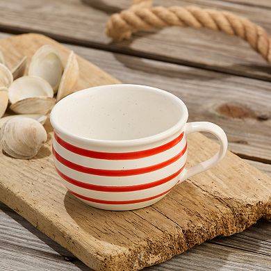 Certified International Dockside Red Chowder Bowls