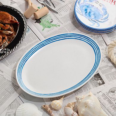 Certified International Dockside Oval Platter