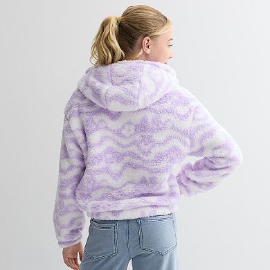 Girls 7-16 Limited Too Sherpa Full Zip Hoodie