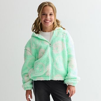 Girls 7-16 Limited Too Sherpa Full Zip Hoodie