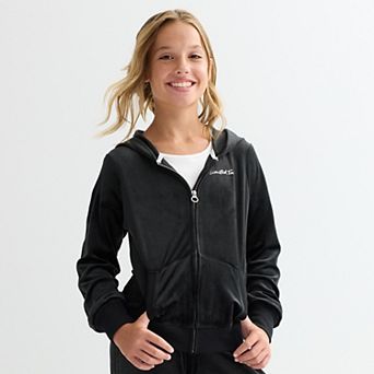 Girls 7-16 Limited Too Velour Full Zip Hoodie