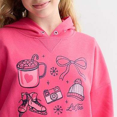 Girls 7-16 Limited Too Oversized Graphic Hoodie