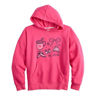 Girls 7-16 Limited Too Oversized Graphic Hoodie
