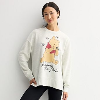 Disney's Winnie the Pooh Women's Fleece Bumblebees Graphic Pullover Sweatshirt