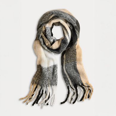 Women's Sonoma Goods For Life® Overscale Brushed Plaid Wrap Scarf