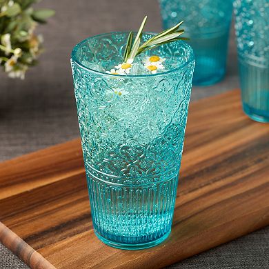 Certified International Victoria Green 6-pc. Ice Tea Glasses