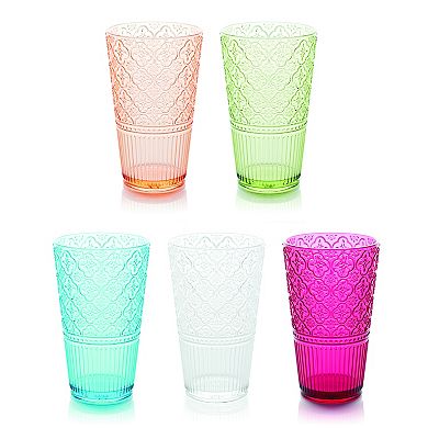 Certified International Victoria Green 6-pc. Ice Tea Glasses