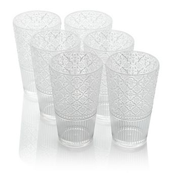 Certified International Victoria Green 6 pc Ice Tea Glasses