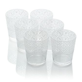 Certified International Victoria Green 6 pc DOF Glasses