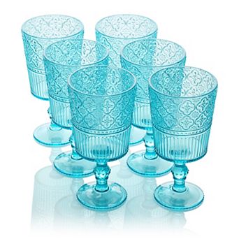 Certified International 6 pc Victoria All Purpose Goblets