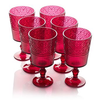 Certified International 6 pc Victoria All Purpose Goblets