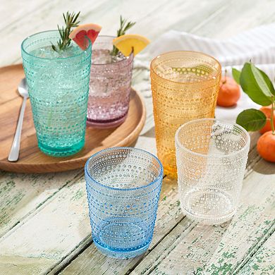 Certified International Sante Fe Orange 6-pc. DOF Glasses