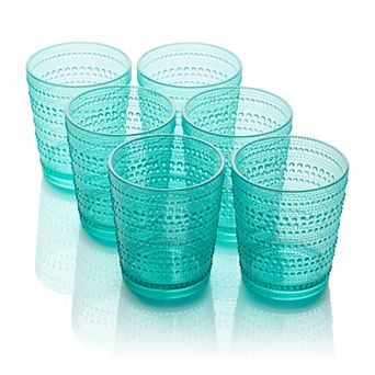 Certified International Sante Fe Orange 6 pc DOF Glasses