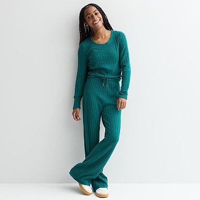 Girls 7-16 Limited Too 2-pc. Hacci Long Sleeve Top & Pants Set