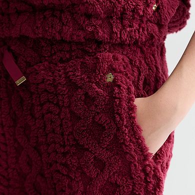 Girls 7-16 Limited Too Cable Sherpa Wide Leg Pants