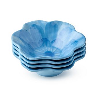 Certified International Wild Flower Pink 4 pc AP Bowls