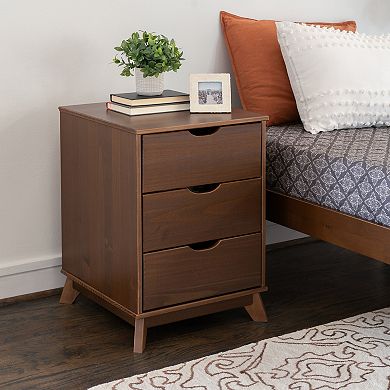 Linon Polly Bed & 2 Nightstands 3-pc. Bedroom Furniture Set