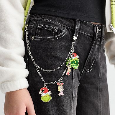 Girls 7-16 Limited Too Grinch Wide Leg Jeans