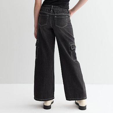 Girls 7-16 Limited Too Grinch Wide Leg Jeans