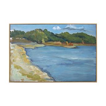 Gallery 57 Inlet Beach Floating Framed Wall Art Canvas