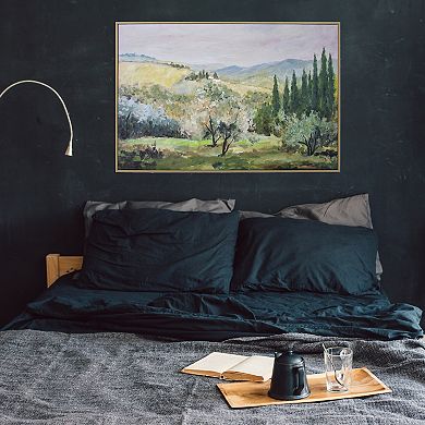 Gallery 57 Tuscan Hills Floating Framed Wall Art Canvas