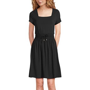 Women's Lands' End Smocked Waist Dress