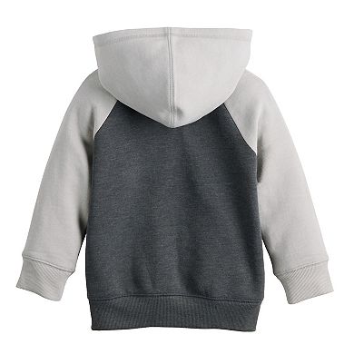 Baby & Toddler Boy Jumping Beans® Full Zip Raglan Fleece Hoodie
