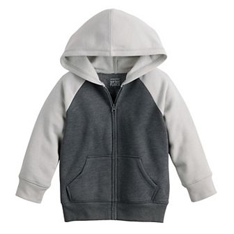 Baby & Toddler Boy Jumping Beans® Full Zip Raglan Fleece Hoodie