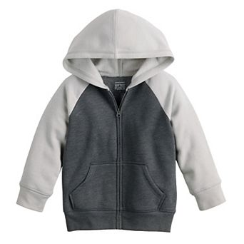 Baby & Toddler Boy Jumping Beans® Full Zip Raglan Fleece Hoodie