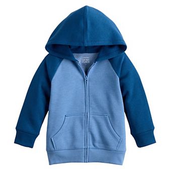 Baby & Toddler Boy Jumping Beans® Full Zip Raglan Fleece Hoodie