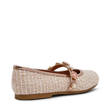 DV by Dolce Vita Marloh Little Kid Girls Bow Accent Ballet Flats