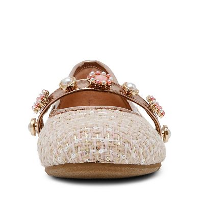 DV by Dolce Vita Marloh Little Kid Girls Bow Accent Ballet Flats