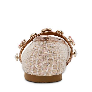 DV by Dolce Vita Marloh Little Kid Girls Bow Accent Ballet Flats