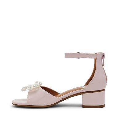 DV by Dolce Vita Giorgia Little Kid Girls Block Heel Ankle Strap Dress Shoes