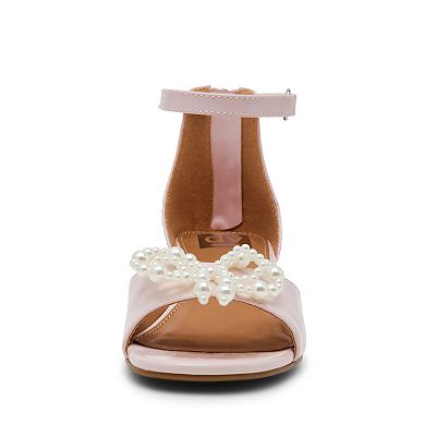 DV by Dolce Vita Giorgia Little Kid Girls Block Heel Ankle Strap Dress Shoes