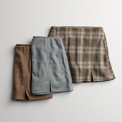 Juniors' SO® A-Line Mini Skort