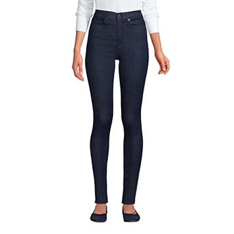 Women's Lands' End Tall High Rise Skinny Jeans
