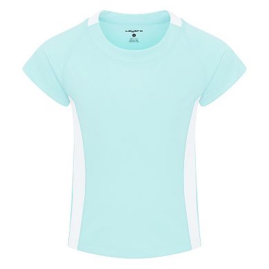Girls 4-6x Layer 8 Ribbed Active Tee & Stretch Woven Shorts Set