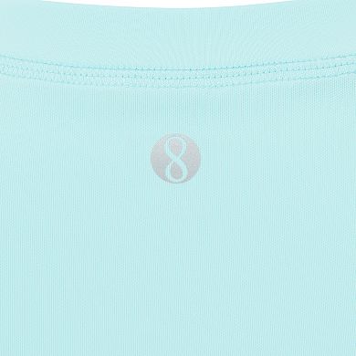 Girls 4-6x Layer 8 Ribbed Active Tee & Stretch Woven Shorts Set