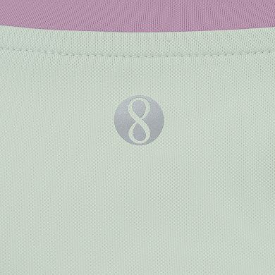 Girls 4-6x Layer 8 Ribbed Active Tee & Stretch Woven Skort Set