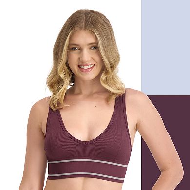 Juniors' SO® 2-Pack Seamless Ribbed Bralette Set SO51-102P2